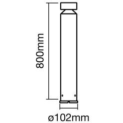 Endura Style Cylinder LED-vejlampe^LEDVANCE