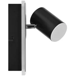 Mars LED-vægspot, 2-lys, 1 spot, sort^LEDVANCE