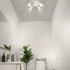 Octagon LED-spot, dæmpbar, 4-lys, firkantet, hvid^LEDVANCE Best