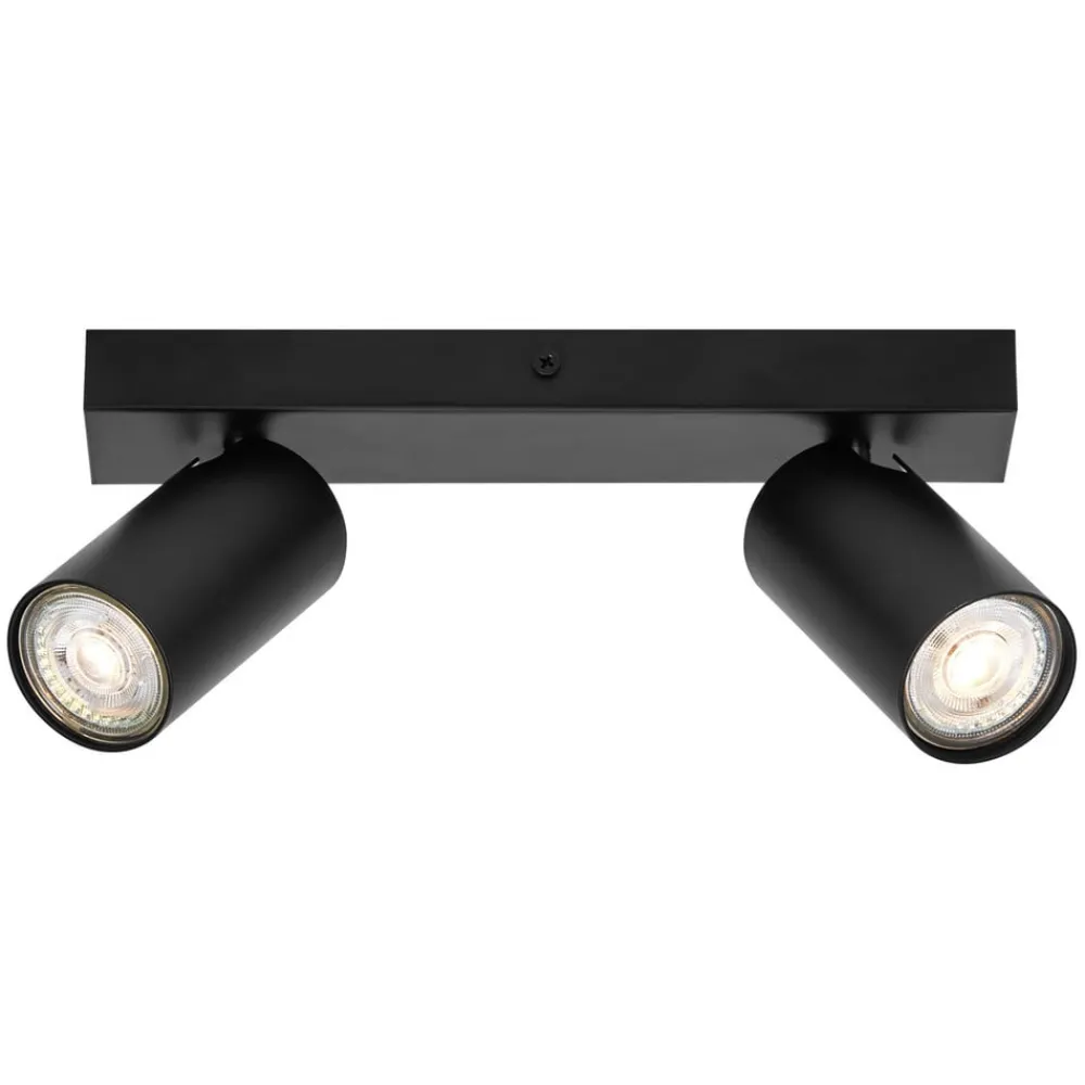 LEDVANCE Octagon LED-spotlight, dæmpbar, to lamper, sort