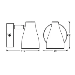 Pear LED-spot GU10 1 lk hvid^LEDVANCE Hot