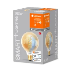 LEDVANCE SMART+ Dæmpbar Led-Pære|Filament Pære>WiFi E27 8W LED G95 guld 822-850