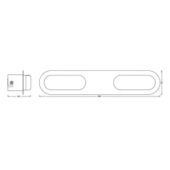 LEDVANCE SMART+ WiFi Orbis Wall Duplo, sort, 2 lk