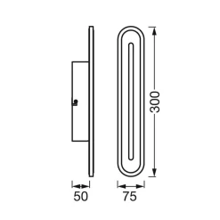 WiFi Orbis Badevæg 30 cm hvid^LEDVANCE SMART+