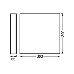 WiFi Planon FL Sparkle 30x30 cm^LEDVANCE SMART+