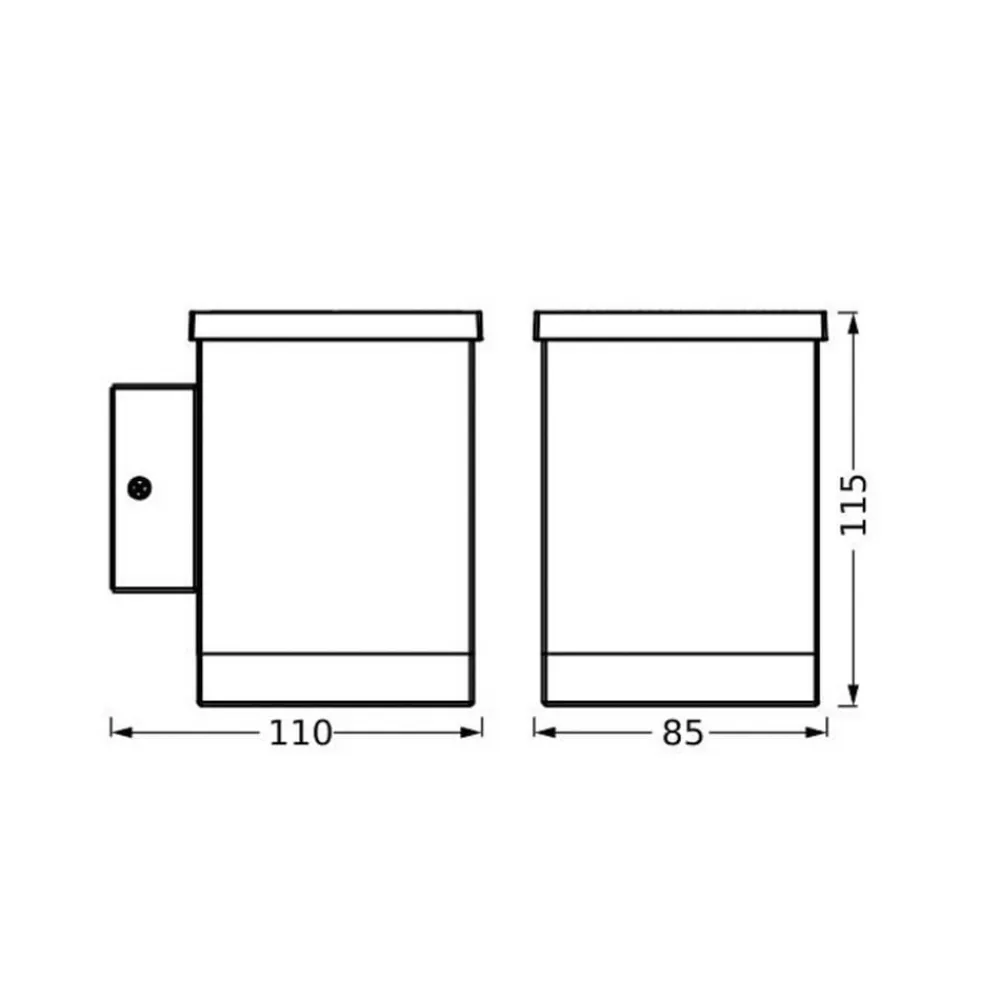 Solar LED udendørs væglampe Endura Style Quadro^LEDVANCE Online