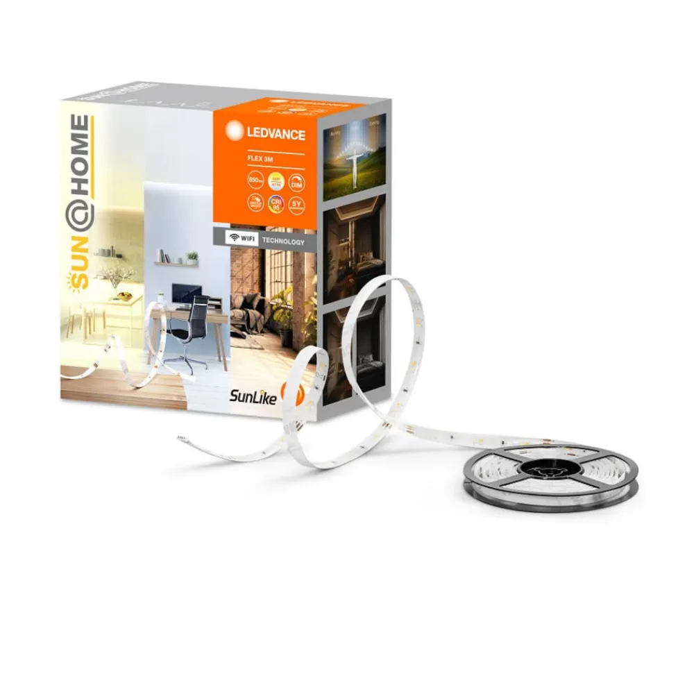 LEDVANCE SMART+ Dekorationsbelysning|Led Strips>LEDVANCE SUN@Home Flex, LED-stripe, længde 3 meter