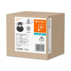 LEDVANCE Twist spot Ø9,3cm 840 hvid/sort