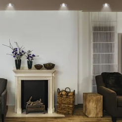 LEDVANCE Indbygningsspots>Twist spot Ø9,3cm 830 hvid/sort