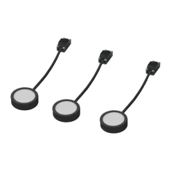 Undercabinet Puck møbelspot 3 stk sort^LEDVANCE Best