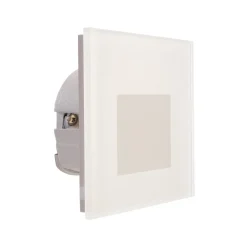 LED-vægindbygningslampe SET Alwaid, matteret glas, 8 x 8 cm, 2.700 K^Deko-Light Clearance