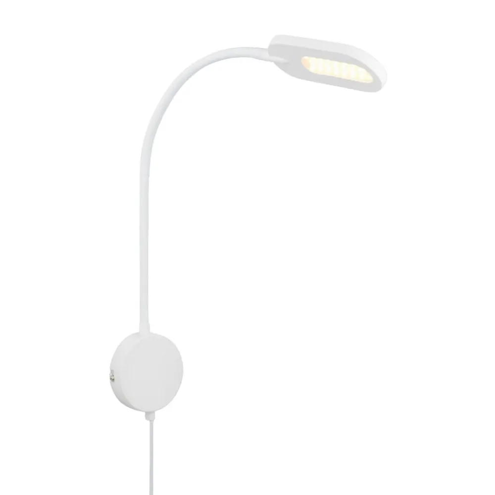 Briloner LED-væglampe 2177016 med dæmper, hvid