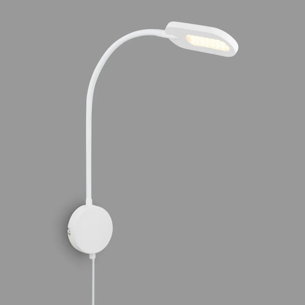 Briloner LED-væglampe 2177016 med dæmper, hvid