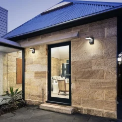 CMD LED-væglampe 9083, sensor, antracit, 16 cm, CCT, IP54