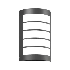 CMD Væglampe Med Sensor>LED-væglampe Aqua Marco Stål antracit Raster Sensor