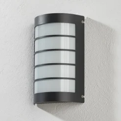 CMD Væglampe Med Sensor>LED-væglampe Aqua Marco Stål antracit Raster Sensor