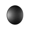 Nowodvorski Lighting LED-væglampe Aria M, sort, aluminium, Ø 18 cm
