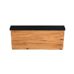 Trio Lighting LED-væglampe Kalea, bredde 30 cm, træfarvet, træ