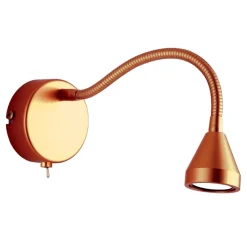 Busch Væglamper>LED-væglampe Mini, fleksibel arm, antik, 5.000K