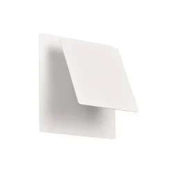 Trio Lighting LED-væglampe Mio, firkantet linse, mat hvid, indirekte