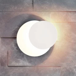 LED-væglampe Mio, rund linse, mat hvid, indirekte^Trio Lighting Discount