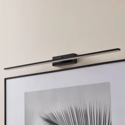 MCJ LED-væglampe Miroir 80 cm sort 4000K