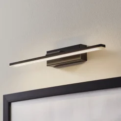 MCJ LED-væglampe Miroir 40 cm sort 4000K