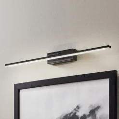 MCJ LED-væglampe Miroir 60 cm sort 4000K