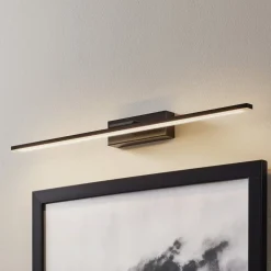 MCJ LED-væglampe Miroir 60 cm sort 3000K