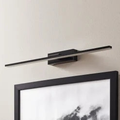 MCJ LED-væglampe Miroir 60 cm sort 3000K