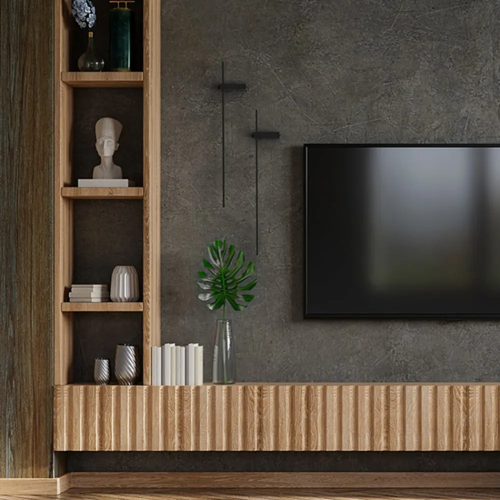 LED-væglampe Motive L, 120 cm bred, sort, metal^Nowodvorski Lighting Sale