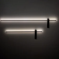 LED-væglampe Motive L, 120 cm bred, sort, metal^Nowodvorski Lighting Sale