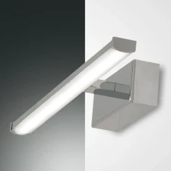 LED-væglampe Nala, krom, bredde 30 cm^Fabas Luce Best