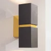 EGLO Væglamper>LED-væglampe Passa med to lyskilder, sort-gylden