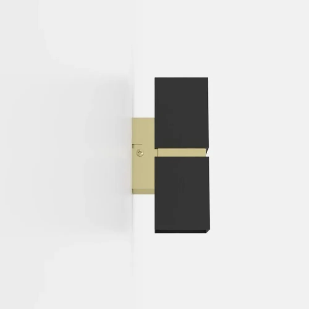 EGLO Væglamper>LED-væglampe Passa med to lyskilder, sort-gylden