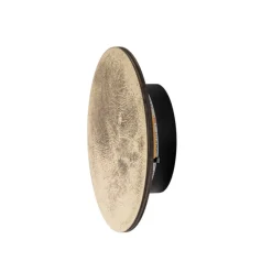 LED-væglampe Ring S, Ø 15 cm, krydsfiner, guldfarvet^Nowodvorski Lighting Online