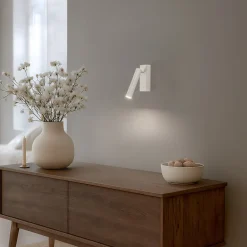 Argon Væglamper>LED-væglampe Rulo, beige, stål, 3000 K