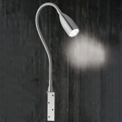 FISCHER & HONSEL LED-væglampe Sten, dæmpbar med håndbevægelse