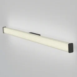 Helestra LED-væglampe til badeværelset Alla IP44 120 cm sort