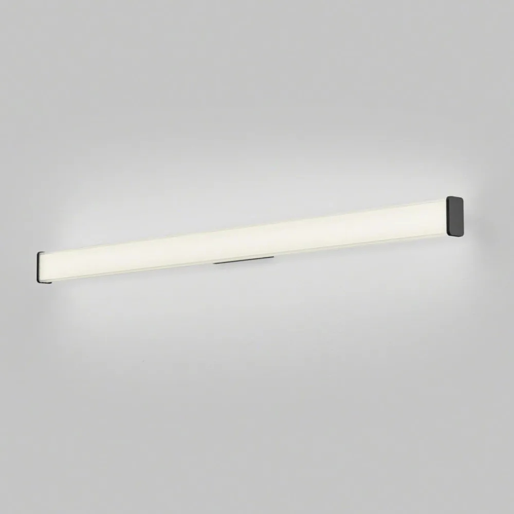 Helestra LED-væglampe til badeværelset Alla IP44 120 cm sort