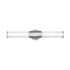 LED-væglampe til badeværelset Facet Dual, krom, 2 lyskilder, bredde 66 cm^Quintiesse Clearance