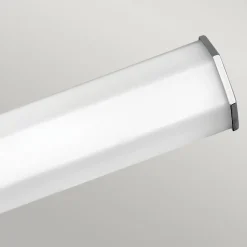 LED-væglampe til badeværelset Facet Dual, krom, 2 lyskilder, bredde 66 cm^Quintiesse Clearance