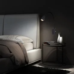 Briloner LED-væglampe Tusi med fleksarm, sort