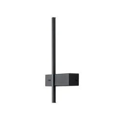 Milagro Lighting LED-væglampe Vision, højde 30 cm, metal, sort, 3.000 K