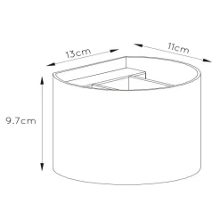 Lucide Væglamper>LED-væglampe Xio, rund, guld mat