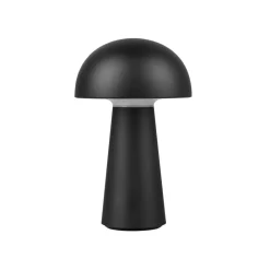 Reality Leuchten Lennon LED-bordlampe, IP44, batteri, Touchdim sort