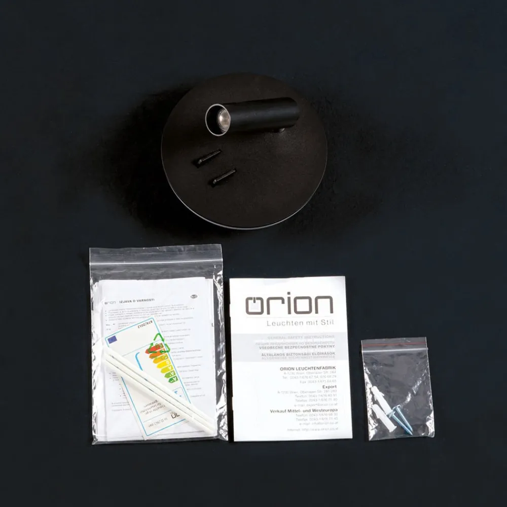 ORION Væglamper>Lenny LED-væglampe med 2 lyskilder, sort