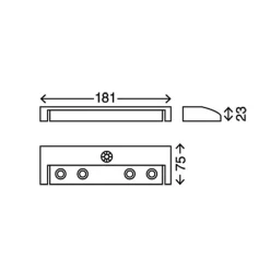 Briloner Lero drejelig LED-underskabsbelysning m. batteri