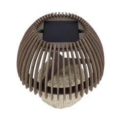 LED-bordlampe Alba, grå/beige, højde 41 cm^Les Jardins Hot