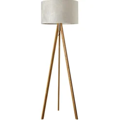 LeuchtNatur Ligno gulvlampe, eg/blade